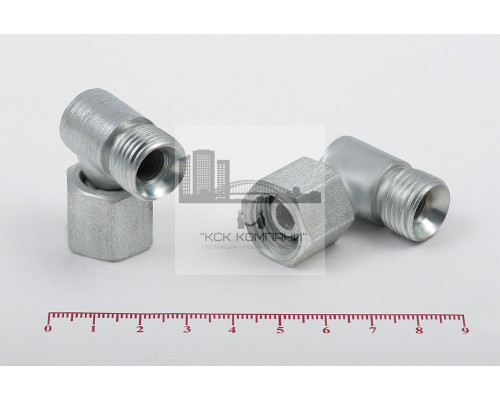 Штуцер для РВД угловой 19/19 М 16х1.5 - гайка 16х1.5