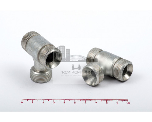 Тройник для РВД 27/27/27 М 22х1.5 - 22х1.5 - 22х1.5