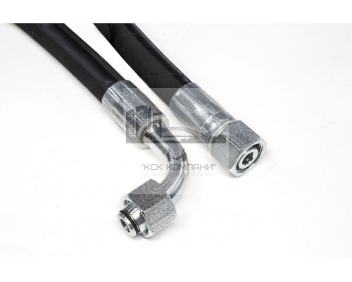 Рукав РВД 12-2SN S27 DKOL (М22х1.5) 27.5МПа 1050 0-90