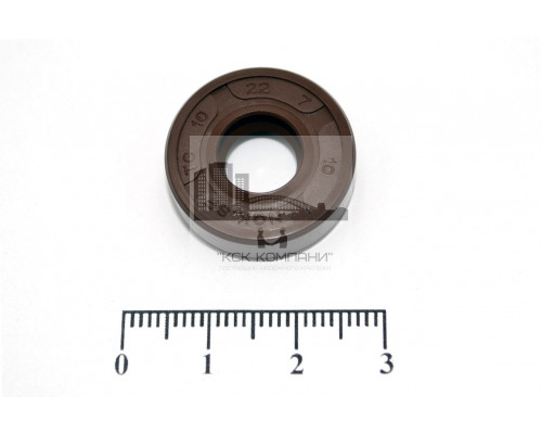 Сальник (манжета армир.) фторкаучук TC 10х22х7 FKM75