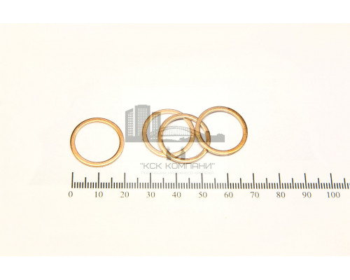 Шайба медная 17*21*1.0