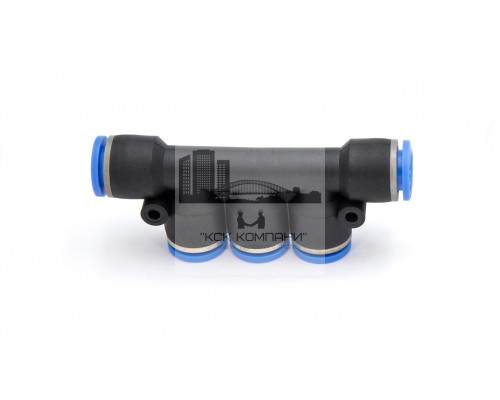 Пневмофитинг цанговый разветвитель 5-PK 10