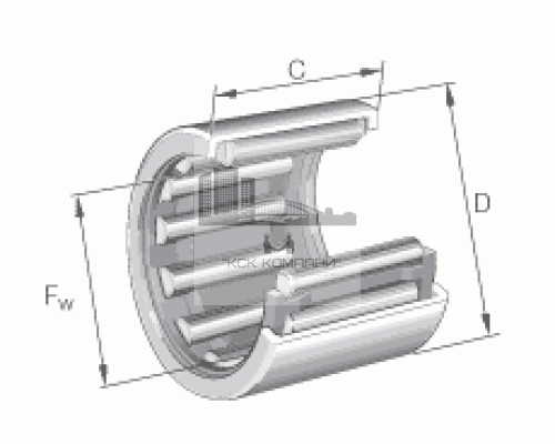 Подшипник 943/50 (HK 506038) 50*60*38мм