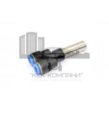 Фитинг пневматический цанговый пластиковый Y-образный PWJ 10-6