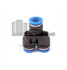 Фитинг пневматический цанговый пластиковый Y-образный PY 8