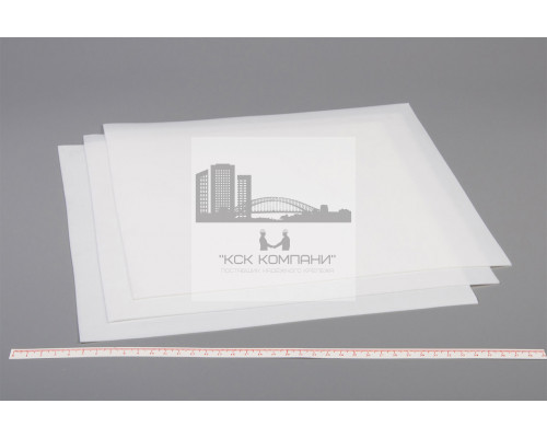 Фторопласт Ф-4 листовой 1 +0.5 мм (300х300 мм) Китай