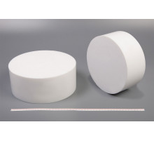 Фторопласт Ф-4 стержень Ф250 мм (~105 мм) пресс.