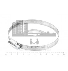 Хомут червячный 70-90/9 нерж. W2 (AISI 430)