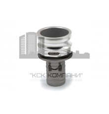 Камлок переходной алюм. E-3020 (ПАПА 75мм + штуцер 50мм) 3" х 2"