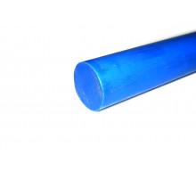 Капролон синий стержень Ф 60 мм MC 901 BLUE (~1000 мм, ~3,5 кг) Китай