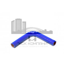 Патрубок силиконовый угловой Ф 20 мм L 150х150 мм, 90 град.