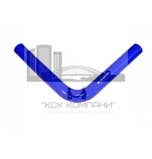 Патрубок силиконовый угловой Ф 25 мм L 250х250 мм, 90 град.