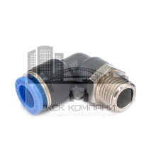 Пневмофитинг цанговый L-образный с наружной резьбой PL 10-М14х1.5