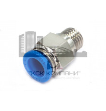 Пневмофитинг цанговый прямой с наружной резьбой PC 10-М12х1.5