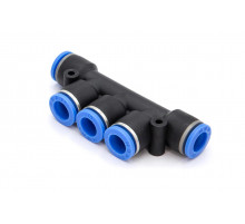 Пневмофитинг цанговый разветвитель 5-PK 10