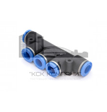 Пневмофитинг цанговый разветвитель 5-PK 10