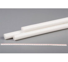 Полиацеталь стержень Ф 25 мм ПОМ-С (L=1000 мм, ~0,8 кг)