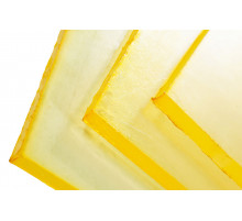 Полиуретан листовой 15 мм (500х500 мм, ~4.9 кг, жёлтый) Китай