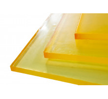 Полиуретан листовой 20 мм (500х500 мм, ~6.3 кг, жёлтый) Китай