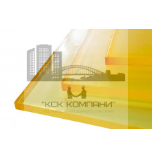 Полиуретан листовой 20 мм (500х500 мм, ~6.3 кг, жёлтый) Китай