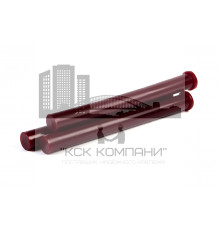 Полиуретан стержень Ф 40 мм (400 мм, 0.8 кг, красный, ШОР А85) Россия