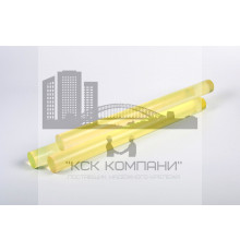 Полиуретан стержень Ф 40 мм ШОР А83 Китай (500 мм, 0.9 кг, жёлтый)