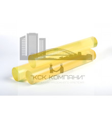 Полиуретан стержень Ф 80 мм ШОР А83 Китай (500 мм, 3.0 кг, жёлтый)