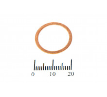 Шайба медная 17*21*0.5