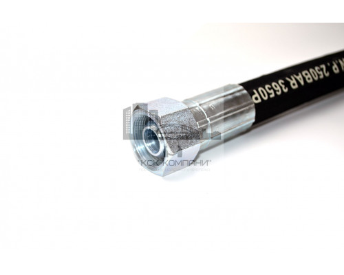 Рукав РВД 16-2SN S32 DK (М27х1.5) 25МПа 2050