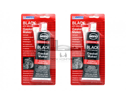 Герметик прокладок 12-AB-R черный, туба алюм. 85 г