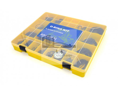 Набор колец резиновых уплотнительных O-Ring NBR90 HYUNDAI 585шт