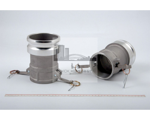 Камлок переходной алюм. DA-3040 (МАМА 75мм + ПАПА 100мм) 3 х 4