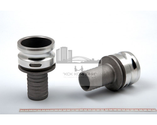 Камлок переходной алюм. E-3020 (ПАПА 75мм + штуцер 50мм) 3 х 2