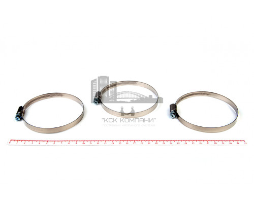 Хомут червячный 70-90/9 нерж. W2 (AISI 430)