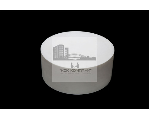 Фторопласт Ф-4 стержень Ф250 мм (~105 мм) пресс.