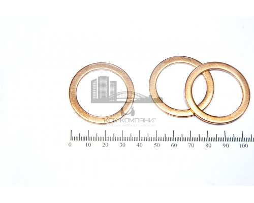 Шайба медная 30*39*2.0