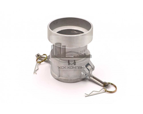 Камлок переходной алюм. В-3040 (МАМА 75мм + нар. резьба 100мм) 3 х 4