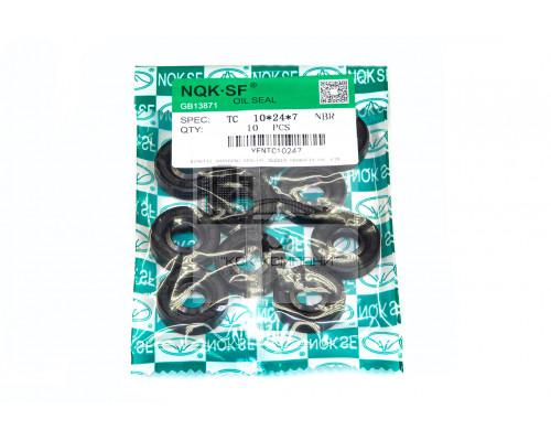 Сальник (манжета армированная) TC 10х24х7 NBR70