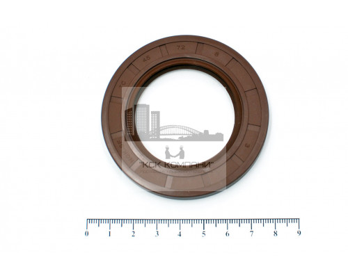 Сальник (манжета армир.) фторкаучук TC 45х72х8 FKM75
