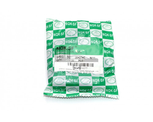 Сальник (манжета армированная) TC 16х27х7 NBR70