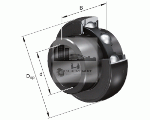 Подшипник 480211 (UC 211)