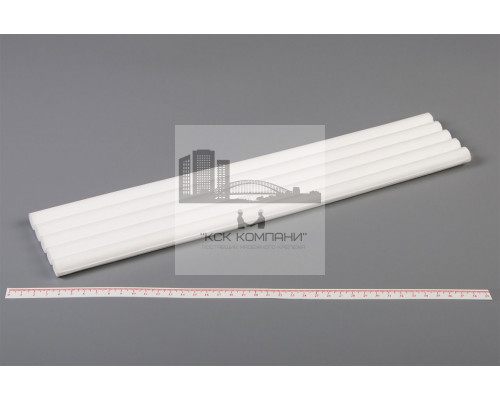 Фторопласт Ф-4 стержень Ф 15 мм (~400 мм) пресс.