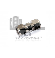 Фитинг пневматический цанговый латунный прямой KI 10