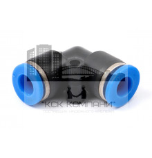 Фитинг пневматический цанговый пластиковый Г-образный PUL 6