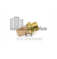Глушитель выхлопа латунный с наружной резьбой BSL 01 (R1/8")
