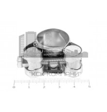 Хомут силовой одноболтовый 20-22/18 W1