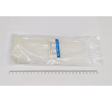 Кабельная стяжка белая 4х200 мм пластиковая (100 шт)