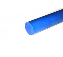 Капролон синий стержень Ф 70 мм MC 901 BLUE (~1000 мм, ~4,8 кг) Китай