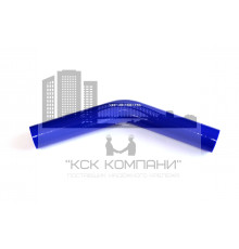 Патрубок силиконовый угловой Ф 28 мм L 150х150 мм, 135 град.