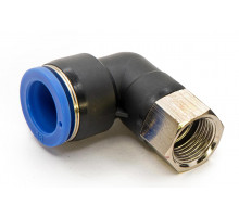 Пневмофитинг цанговый L-образный с внутренней резьбой PLF 16-03 (R3/8")